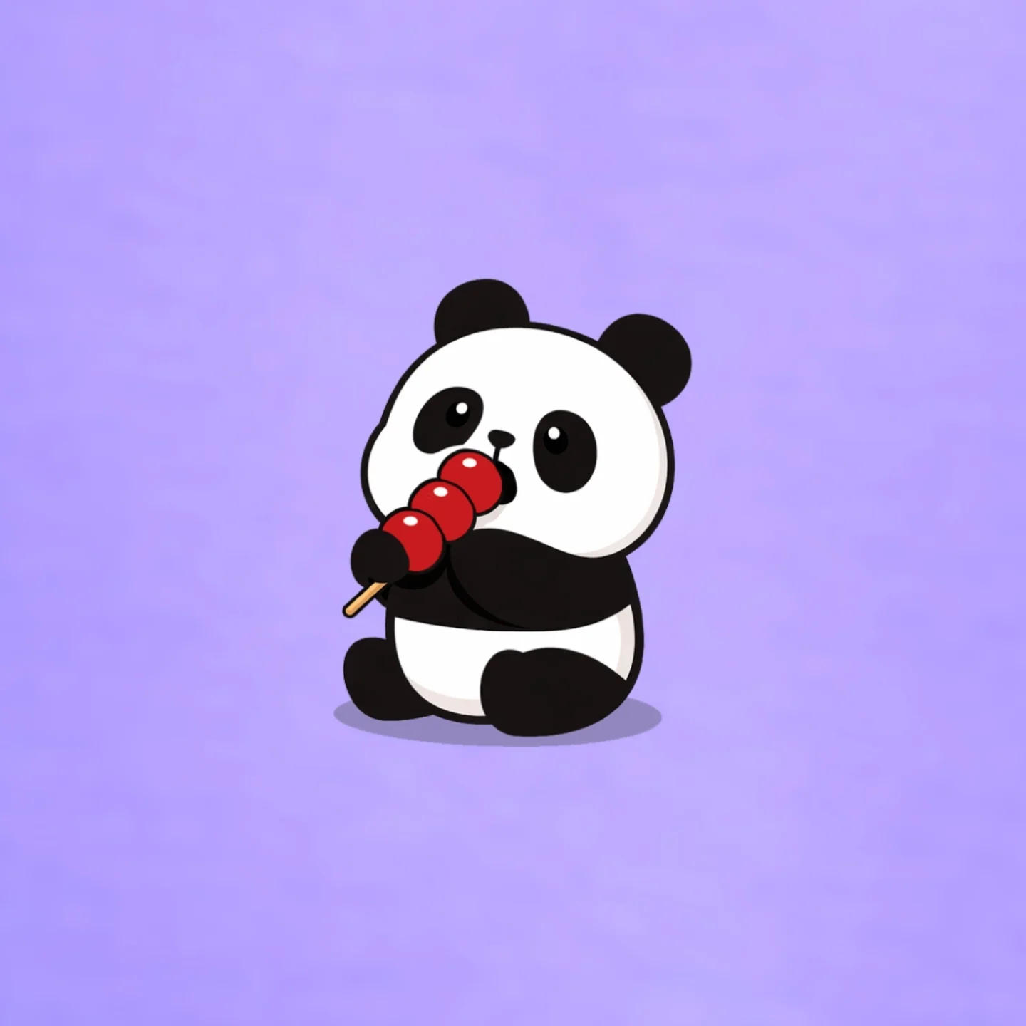 Panda with tanghulu